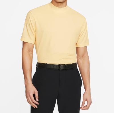 China Cuello falso superior de la tela de la camiseta de manga corta del golf de secado rápido de los hombres en venta