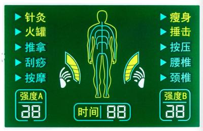 China Pin Negative Transmissive LCD Display TN Graphic LCD Screen For Medical Treatment en venta