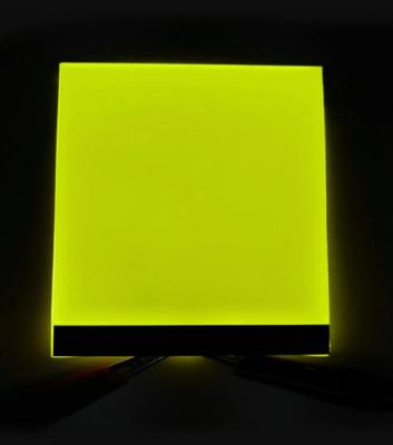 China 2.3mm Thick Yellow Monochromatic LCD Display Backlight Custom Size en venta