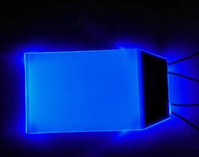China LED Backlight 7 Segment  LCD Display    LED blue Backlight for sale