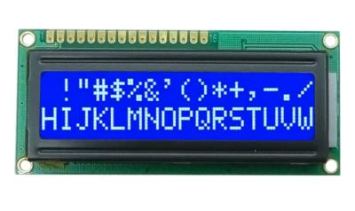 China Carácter transmisivo del módulo 16x2 del LCD de la MAZORCA de la exhibición 1602B de LCM LCD en venta