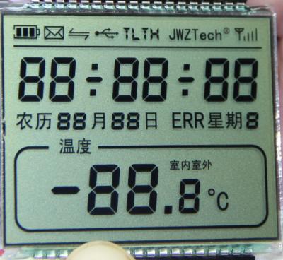 China HTN 7 Segment LCD Display Instrumentation LCD Module en venta