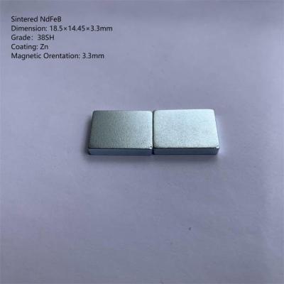 China ISO9000 Permanent N38 NdFeB Magnet Sintered Generator Neodymium Magnet for sale