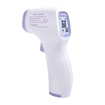 China Power Saving Infrared Temperature Gun / Medical Forehead And Ear Thermometer for sale