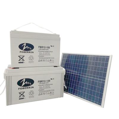 China F13 Sla Sealed Lead Acid Battery 12v 100ah Lead Acid Batteries For Solar Storage for sale