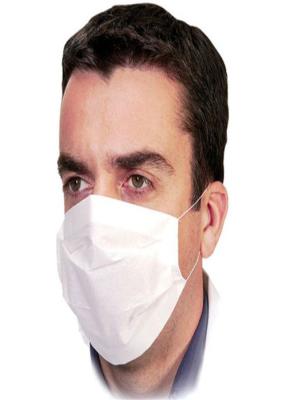 China 14 Gsm Disposable Dust Mask Low Breathing Resistance With Elastic Ear Loop for sale