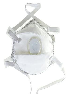 China Fluid Proof FFP2 Dust Mask Anti Pollution Single Use With Adjustable Head Strap for sale