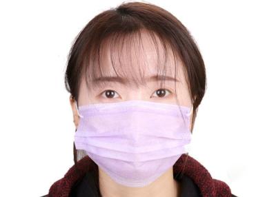 China Breathable Fashionable Face Mask Disposable Non Woven 3 Ply Personal Safety for sale