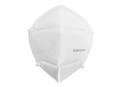 China N95 Folded Dust Protection Mask , Industrial Face Mask White Color BFE 95% - 99% for sale