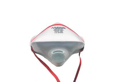 Chine Masque de poussière pliable de FFP2V avec résistance respiratoire économique de valve la basse à vendre