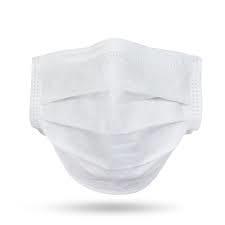 中国 非編まれる白い色の使い捨て可能な防塵マスク+ろ紙+非編まれた材料 販売のため