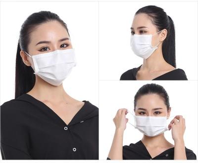 China Witte Kleur 3 Certificatie van het Maskerce FDA ISO13485 van het Vouw de Beschikbare Gezicht Te koop