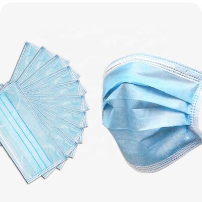 China 3 Ply Disposable Face Mask Easy Wear Facial Protection For Public Place for sale