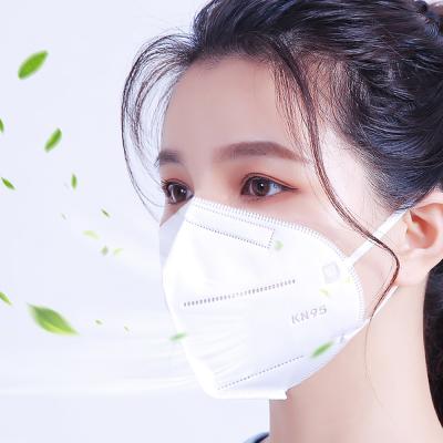 China Máscara de respiración no tejida Kn95/polvo anti plegable respirable de la mascarilla en venta
