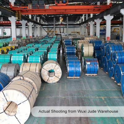 China proceso de acero inoxidable laminado en caliente del balanceo de la bobina de 1000-3000m m JISCO 430 en venta
