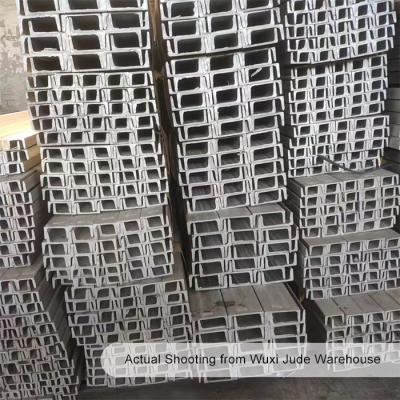 China Canaleta em U de aço inoxidável laminada a alta temperatura 201 304L 316 316L 321 304 padrão de aço do canal inoxidável AISI ASTM à venda