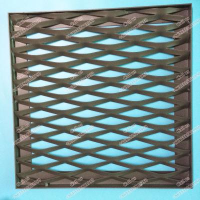 China Decorative hexagonal stretched aluminum expanded metal mesh for sale