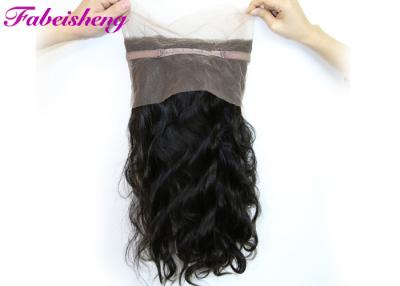 China Natural Color 360 Lace Frontal Closures Virgin Brazilian Curly Hair for sale
