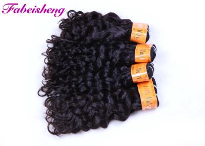 China Double Drawn 100 % Curly Virgin Malaysian Hair Extensions Italian Wave for sale