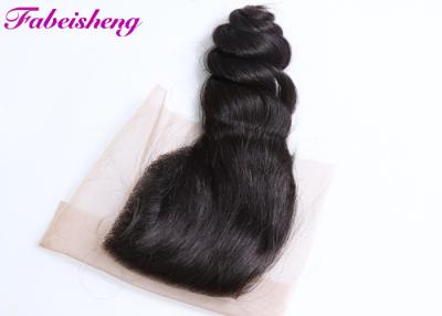 China Loose Curl  Human Hair Closure Piece , Brazilian Lace Closure Human Hair for sale
