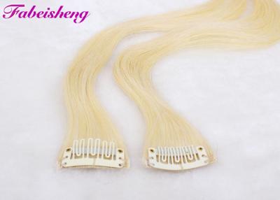 China 100% Blond Brazilian Virgin Clip In Hair Extensions Human Hair One Donor for sale