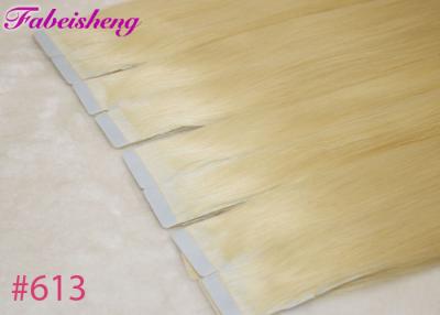 China Tangle Free Tape In Hair Extensions , European Human Hair Extensions Tape In for sale
