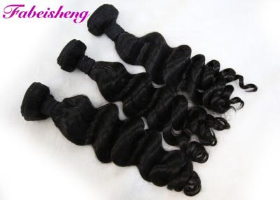 China Body Wave Brazilian Grade 7A Virgin Hair Weaving Natural Black 1b Thick End for sale