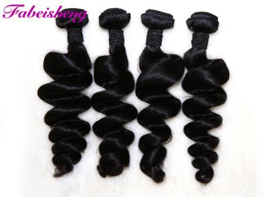 China Full Cuticle Black 7A Virgin Hair Extensions Tangle Free No Damage for sale