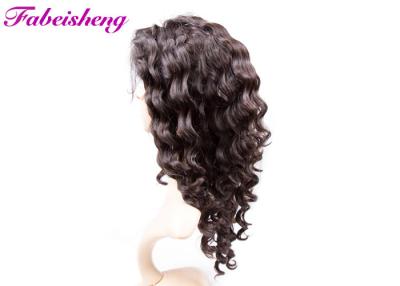 China Natural Color Loose Wave Brazilian 100 Human Hair Lace Front Wigs With Baby Hair for sale