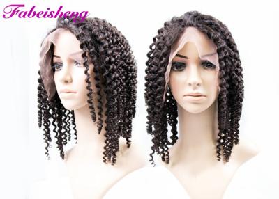 China Deep Curly Malaysian Virgin Human Hair Full Lace Wigs For Black Women 8A Grade for sale
