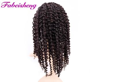 China Yaki Human Hair Full Lace Wigs , Unprocessed 100 Virgin Brazilian Hair for sale