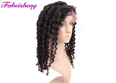 China Deep Wave Full Lace Wigs Kinky Curly Human Hair For Black Women for sale