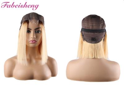 China Bob Haircuts Wig 2X6 Lace Kim K Bob Hairstyles Wig For Black Women Color 27# for sale