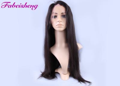 China 150g Natural Straight Full Lace Human Hair Wigs For Black Women for sale