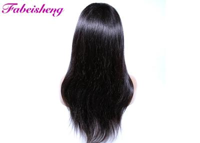 China Indian Human Hair No Shedding Full Lace Wigs Natural Straight 10A Grade for sale