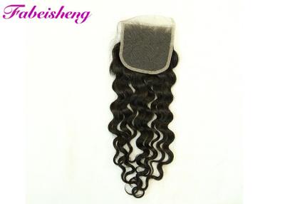 China None Chemical 4*4 Lace Closure Italian Body Wave Hair Can Be Dyed , Ironed for sale