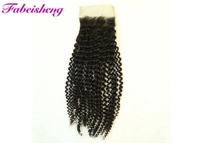 China Curly Soft Smooth Brazilian Deep Wave Hair With Closure 4*4  Thick Bottom for sale