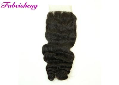 China Smooth Loose Curly 4x4 Lace Closure  8