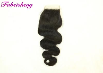 China Virgin India Hair 4x4 Lace Closure Body Wave for sale