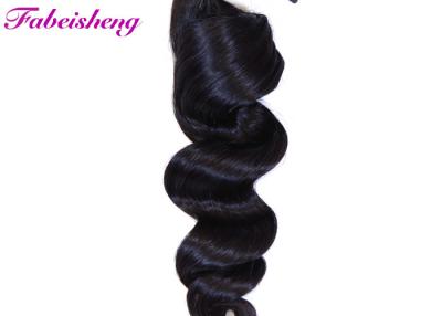 China Natural 1B Loose Curly 7A Virgin Human Hair Bundles for sale