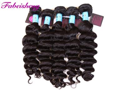China Double Drawn 10A Virgin Unprocessed Loose Wave Hair for sale