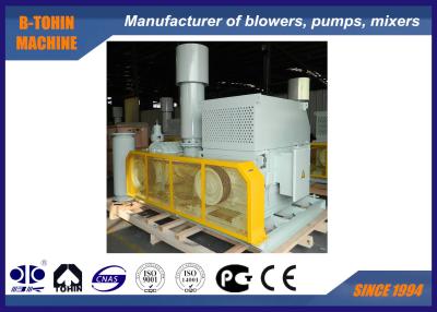 China 250KW arraiga el ventilador rotatorio del lóbulo, ventilador de la alta presión de 6000m3/hour 100KPA en venta