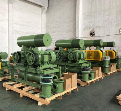 China 55kw Iron 3 Lobe Roots Blower For Wastewater Aeration for sale