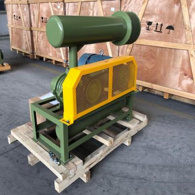 China 10KPA - 80KPA Three Lobe Roots Blower , Compact 2.2-22KW Roots Type Blower for sale