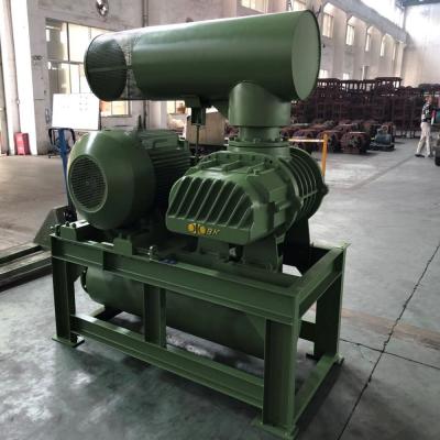 China Green Axial Flow Three Lobe Roots Blower BK8024 110KW For Water Treatment for sale
