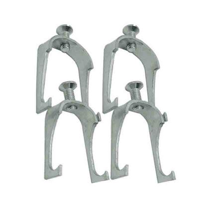 China Double Hook Widened Strut Channel Clamps Conduit Wire Clamp Customizable for sale