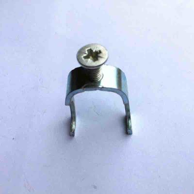 China Sturdy Semi Circular Electrical Conduit Pipe Clamps Multiple Size for sale