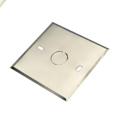 China Square Anticorrosion Electrical Box Cover Plate Metal Stainless Steel For Terminal Posts à venda