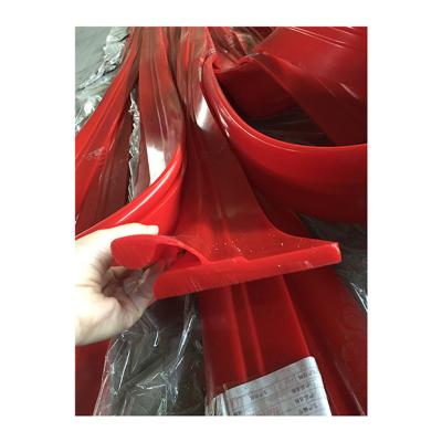 China PU Rubber Conveyor Skirt Board Y Type Dual Seal Polyurethane Skirting for sale
