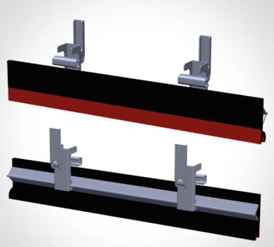 China Rubber Urethane Dual Seal Skirt Board Conveyor Belt Skirtboard System for sale